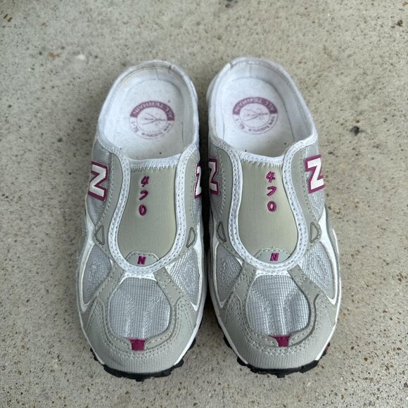 Vintage Grey Sneaker Mules - Picture 5 of 8